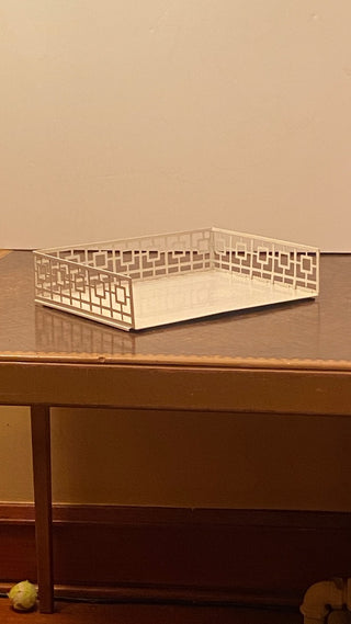 Metal letter tray
