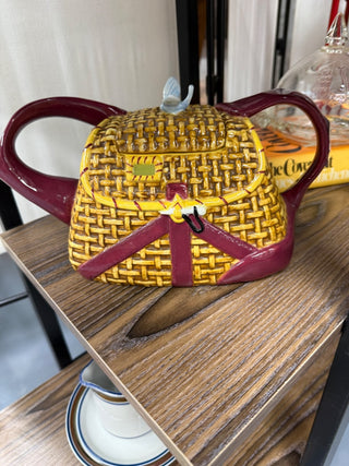 '80's Teapot featuring Fishing Basket