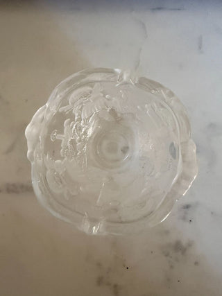 Mikasa Holiday Lights 3 1/4" Crystal Candleholder w/ Angels