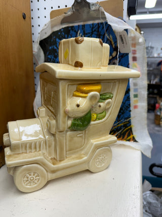 1970's Metlox Poppytail "Mouse Mobile" Cookie Jar