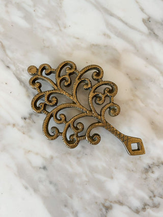 Brass Tree Trivet