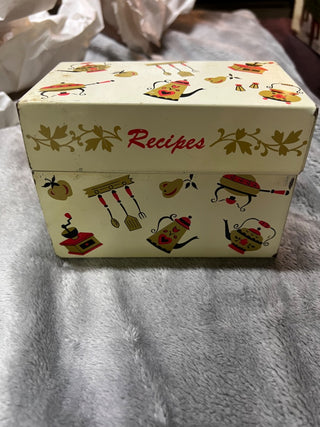 MCM Ohio Art recipe box Price is Firm