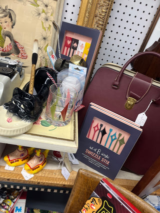 Card Deck Swizzle Sticks (Set of 8)-New