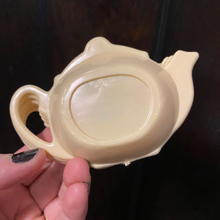 Vintage Plastic Teapot Tea Bag Holders Set of 5