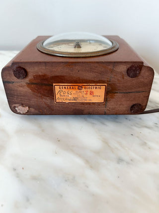 General Electric Wood-Cased Alarm Clock