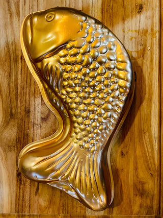 Copper Tone Fish Mold