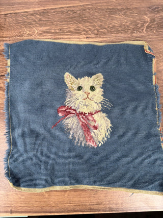 Vintage Cat Needlepoint Canvas