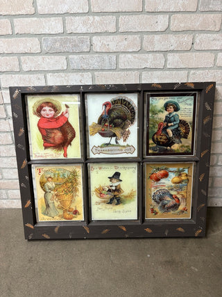 6 Panel Thanksgiving Art Window