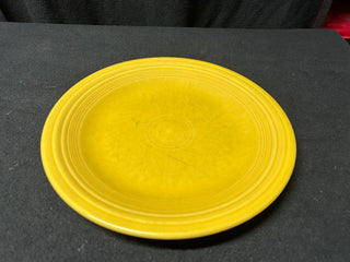 Yellow Fiestaware Dinner Plate