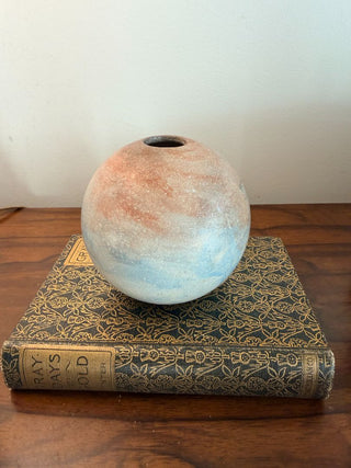 Signed Mary Witkop Spherical Cloud-Fire Pottery Vase
