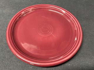 Burgundy Fiestaware Dinner Plate