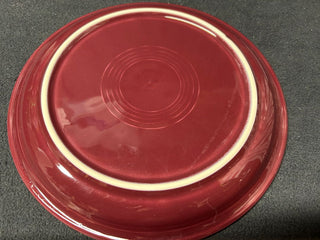 Burgundy Fiestaware Dinner Plate