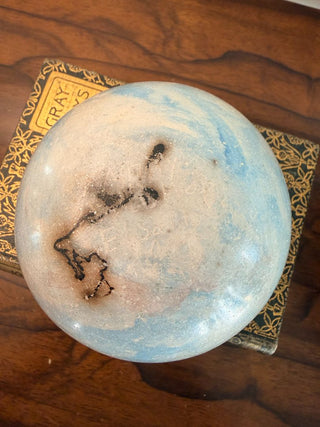 Signed Mary Witkop Spherical Cloud-Fire Pottery Vase