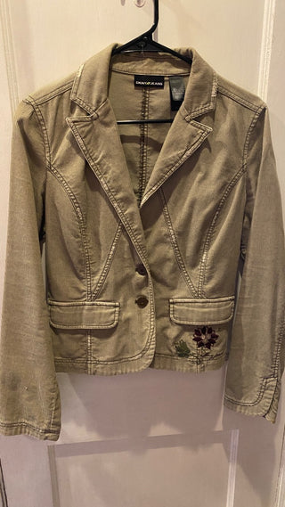 DKNYJeans cropped corduroy blazer