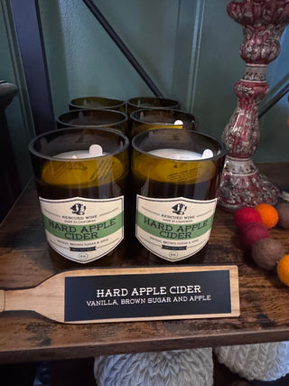 Hard Apple Cide Scented Candle in Wine Bottle - 8 oz