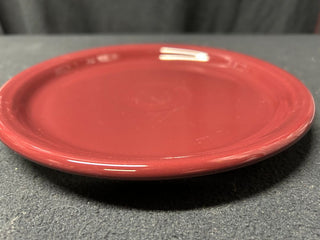 Burgundy Fiestaware Luncheon Plate