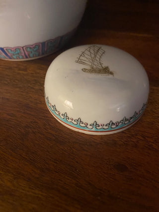 Chinese Porcelain Ginger Jar-Lakes and Mountains