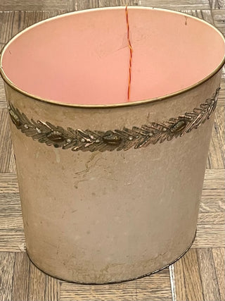 VTG. Ransburg Pink Metal Basket (As Is)