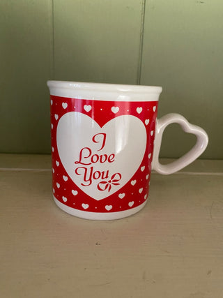 I Love You Mug w\heart handle