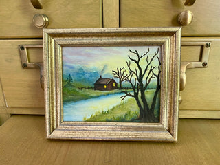 5” x 6” Oil Painting Unsigned