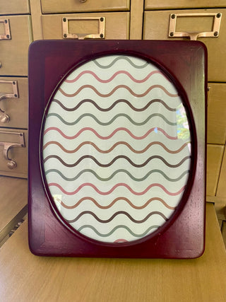 9x11 Wood Oval Cut Frame