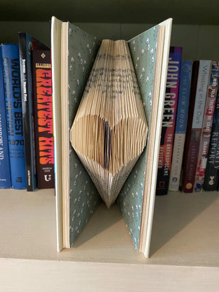 Folded Book - Small Heart w/Green cover page