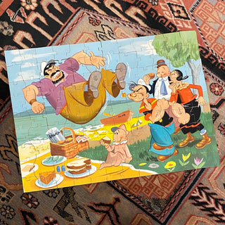 Vintage Popeye Jigsaw Puzzle COMPLETE