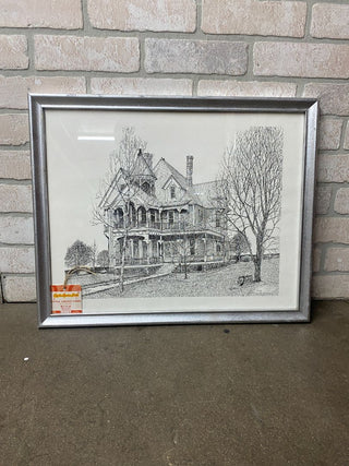 San Francisco Victorian Home Sketch