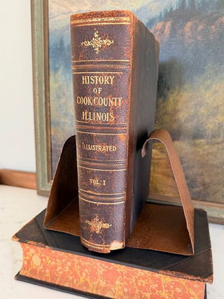 Antique Two-Volume Illustrated Set of "History of Cook County, Illinois"