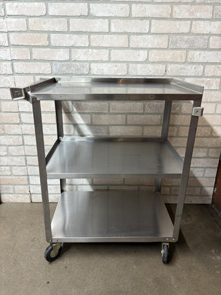3 Tier Stainless Steel Industrial/Bar Cart