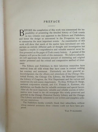Antique Two-Volume Illustrated Set of "History of Cook County, Illinois"