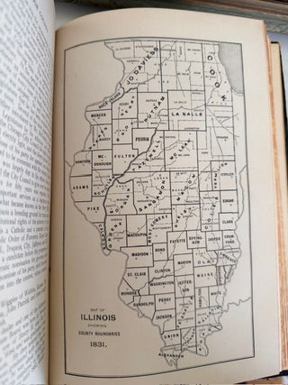 Antique Two-Volume Illustrated Set of "History of Cook County, Illinois"