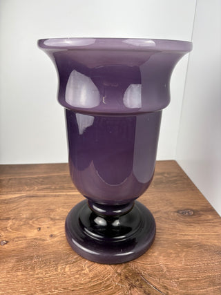 Large Purple Glass Vase