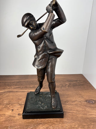 Bronze Golfer Sculpture
