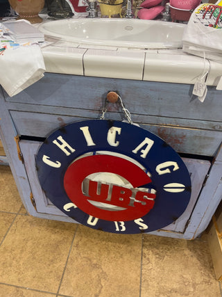 HM Chicago Cubs 3D Metal Sign RTH - New