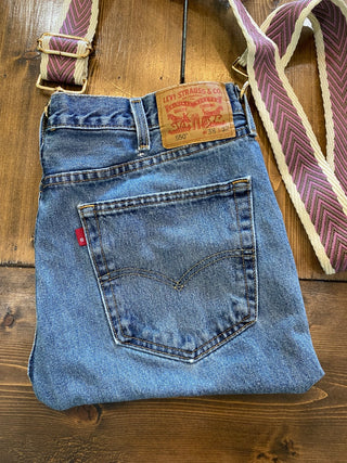 Levi Denim Repurposed Purse