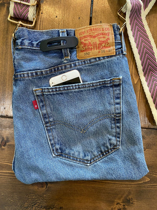Levi Denim Repurposed Purse