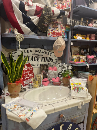 Bee Magnets (Set of 6) on Metal  - New