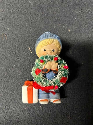 Country Cousins Boy with Wreath 1983.
