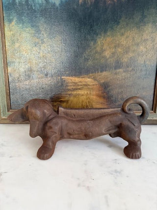 Cast Iron Dachschund Boot Scraper