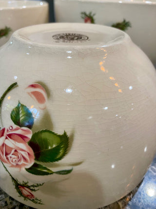 3pc Cambridge Potters Rose Bowl Set