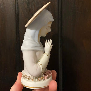 Vintage Lefton Praying Madonna Figurine