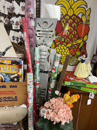 Wrapping Paper - Candy Canes Red - New