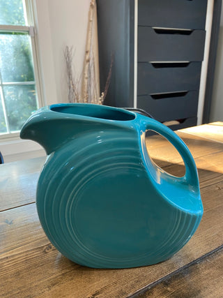 Fiesta Turquiose Pitcher