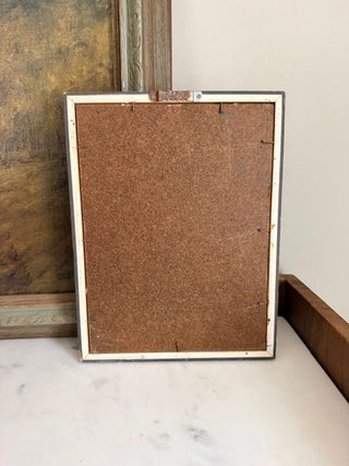 Signed Nina Elliott Mid-Century Floral Oil Painting