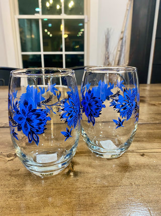 Royal Norfolk Cristar Mikonos Wine Glasses 2pc