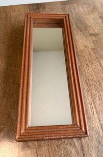 Vintage Home Interiors Shadow Box Mirror