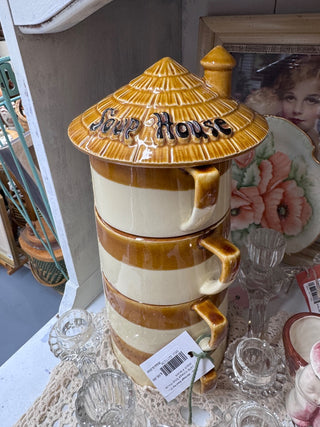 1978 Vintage Soup House /stack 4 bowls