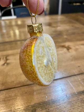 Vtg Lemon ornament