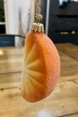 Vtg Orange Slice Ornament